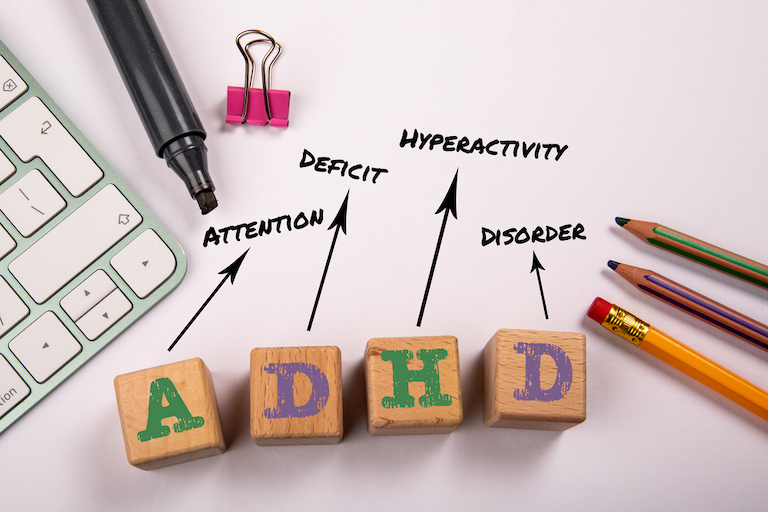 Person struggling to focus, representing ADHD symptoms
