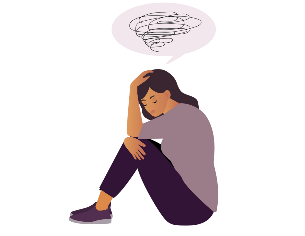 Icon representing PTSD with OCD and complex mental health symptoms