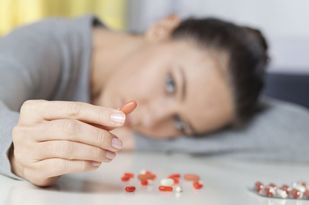 Parent discussing medication options with child for anxiety and depression