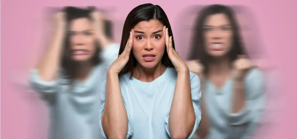 Bipolar affective disorder symptoms and treatment concept