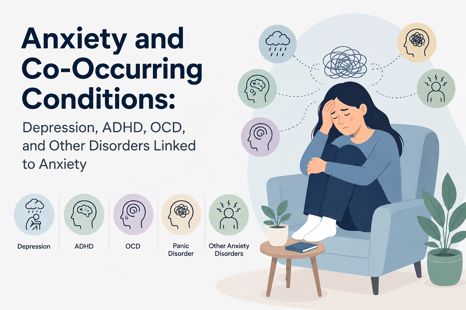 Anxiety and Co-Occurring Conditions: Depression, ADHD, OCD, and Other Disorders Linked to Anxiety
