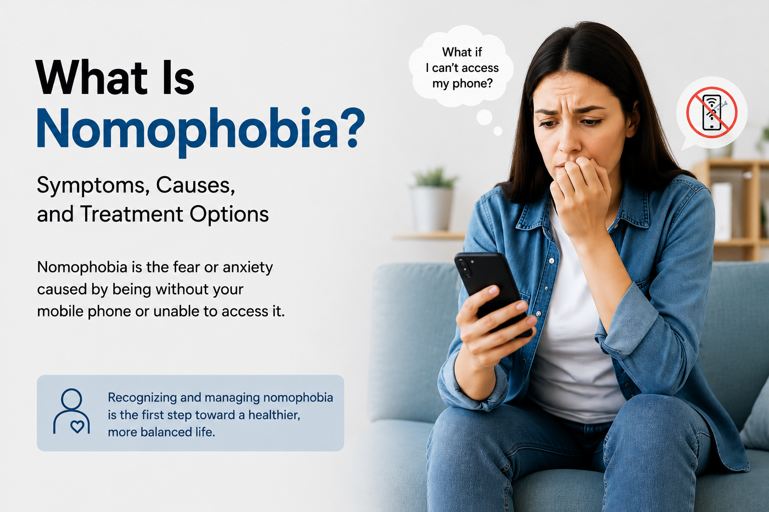 What Is Nomophobia? Symptoms, Causes, and Treatment Options
