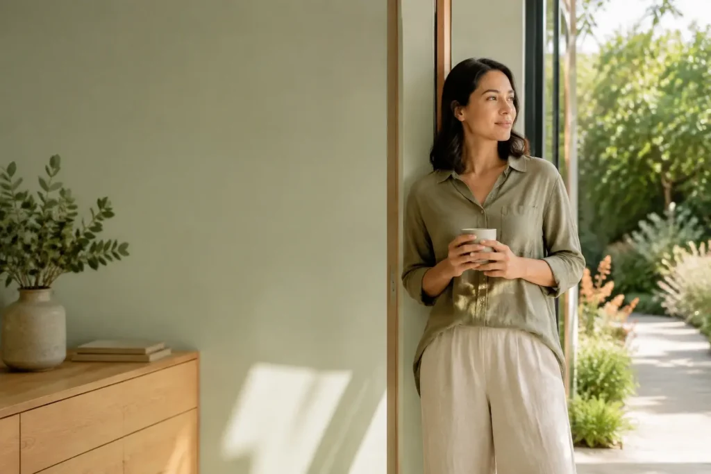 Woman reclaiming her peace after leaving a narcissistic relationship