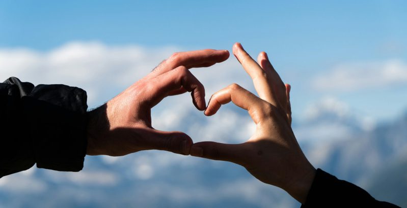 Mindful Compassion Practice – Hand Over Heart Meditation Woman practicing self-compassion with hand over heart during a peaceful mindfulness session